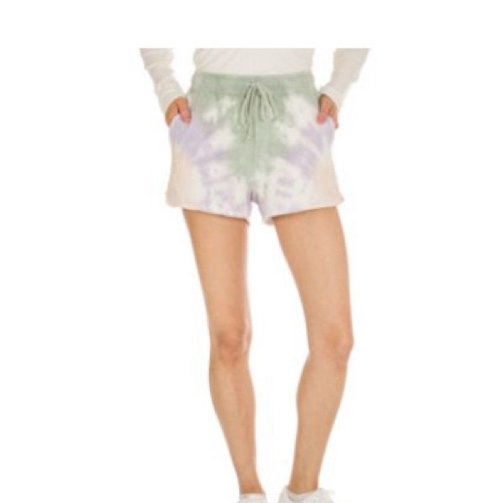 Juniors Tie-Dye Lounge Shorts Size XL